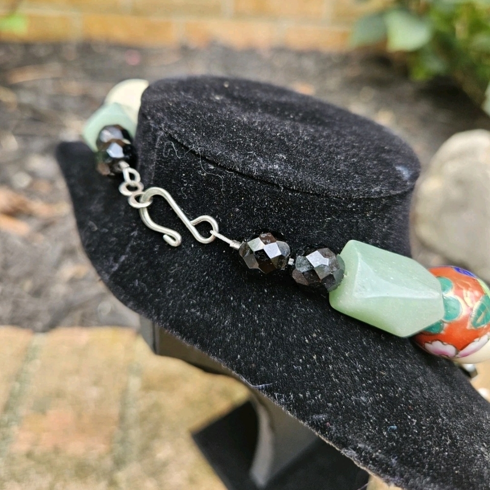 Handcrafted Multicolor Statement Necklace - image 4